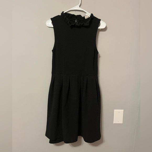 Ganni Dresses & Skirts - Ganni Black Pleated A-Line Cocktail Dress Size Small